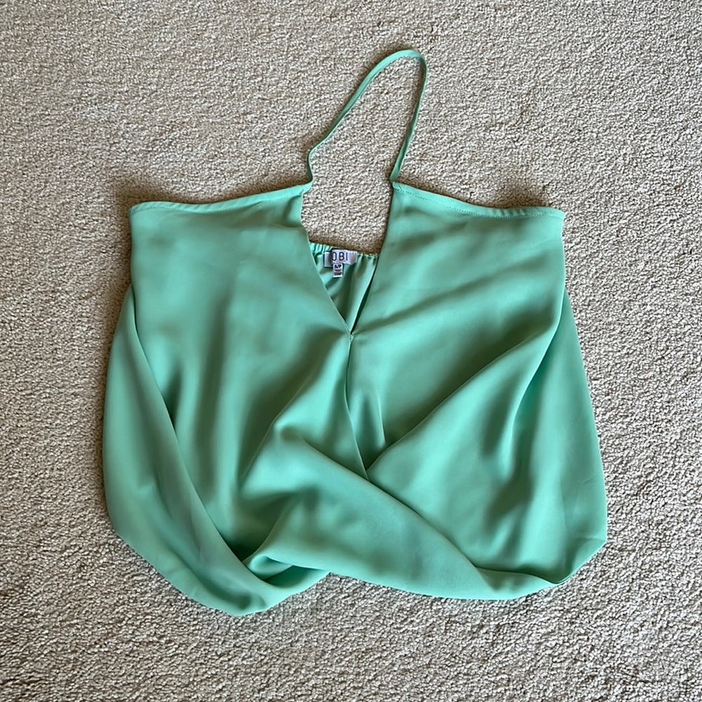 Tobi Mint Green Halter Top Size Small